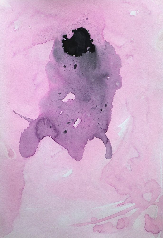 Rosa Tintenabstrakter Fluss von Santhosh ch