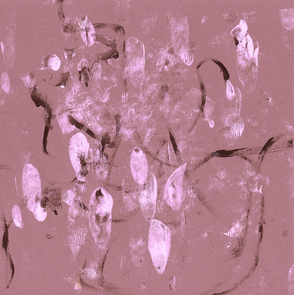 Weiche rosa abstrakte Formen von Santhosh ch