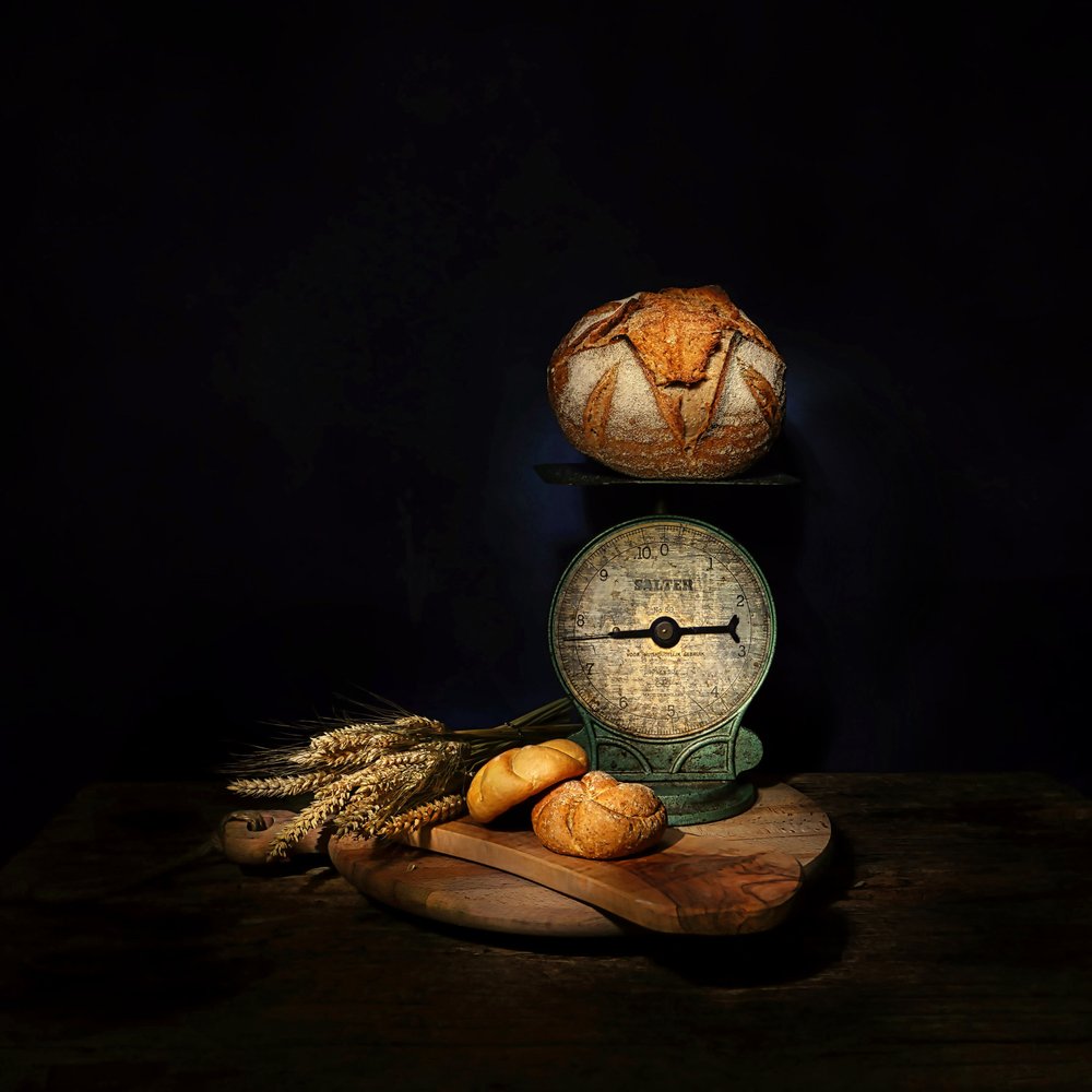 Handwerkliches Brot Stillleben von Saskia Dingemans