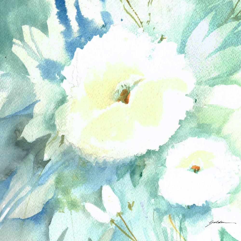 Weiche Weiße Blüten von Sheila Golden