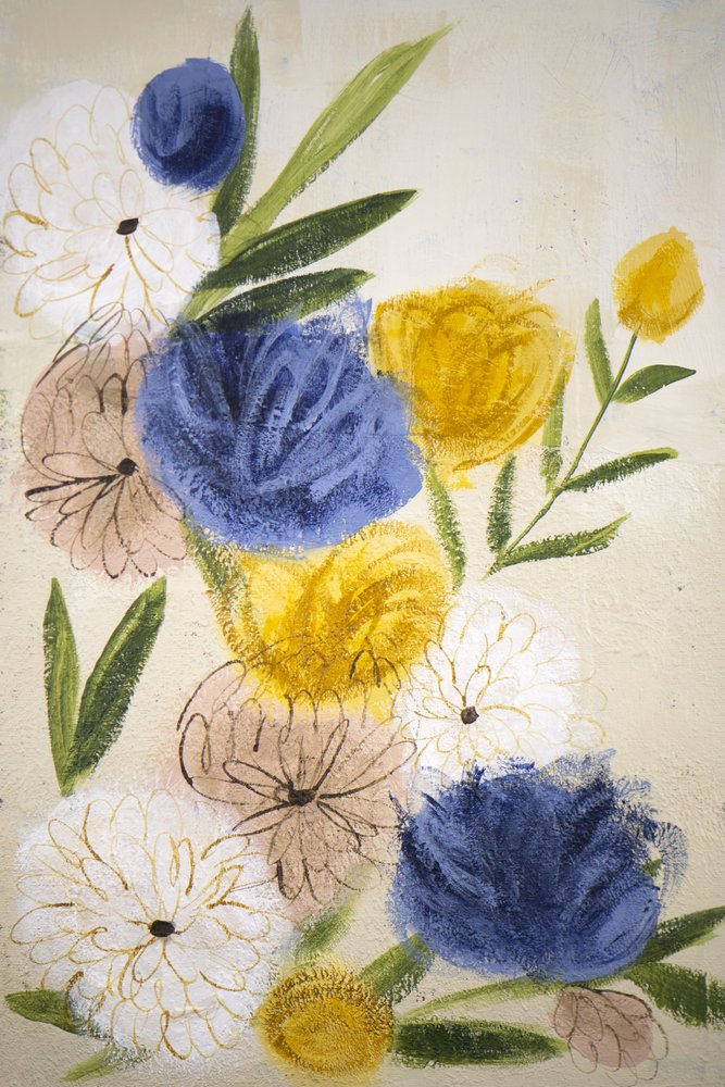 Moderner Blumenstrauß von Shelley Hampe