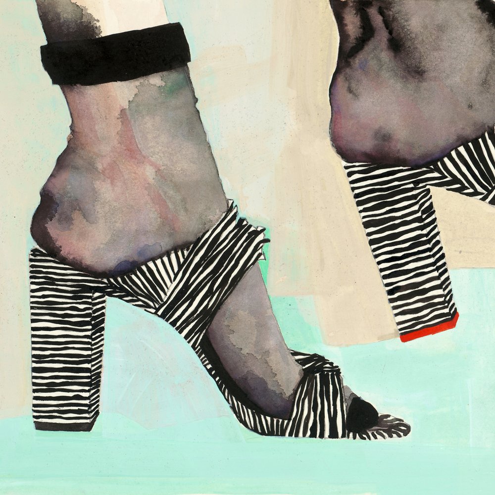 Chice Zebra-Absätze von Sophia Novosel