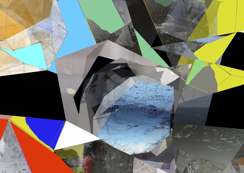 Zerbrochene Landschaftsgeometrie von Stefan Fransson