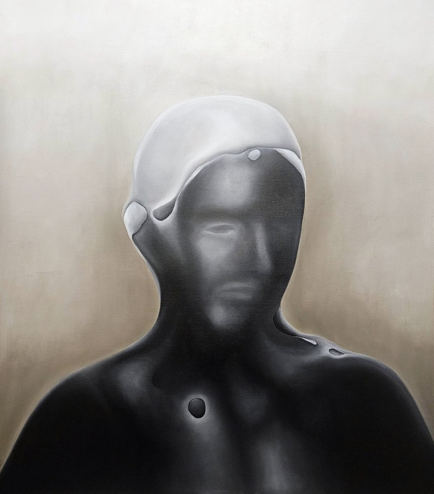 Abstrakte dunkle Figur von Stefano Mazzolini