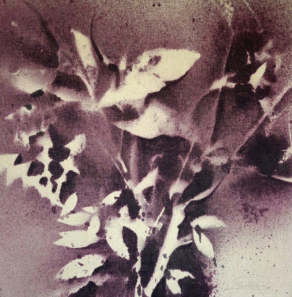 Dunkles Botanisches Abstrakt von Stefano Mazzolini