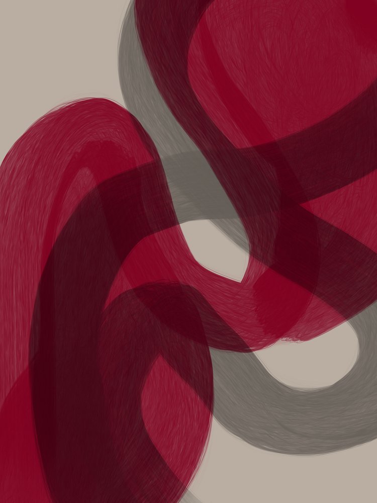 Abstrakter purpurroter Fluss von Studio Palette