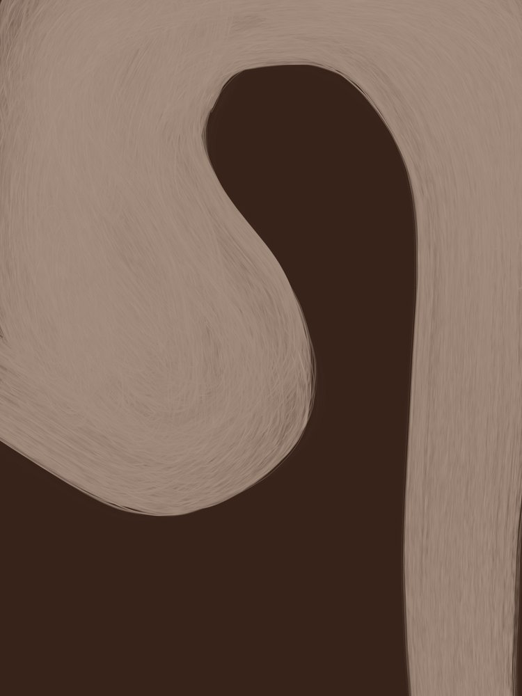 Organische moderne Form von Studio Palette