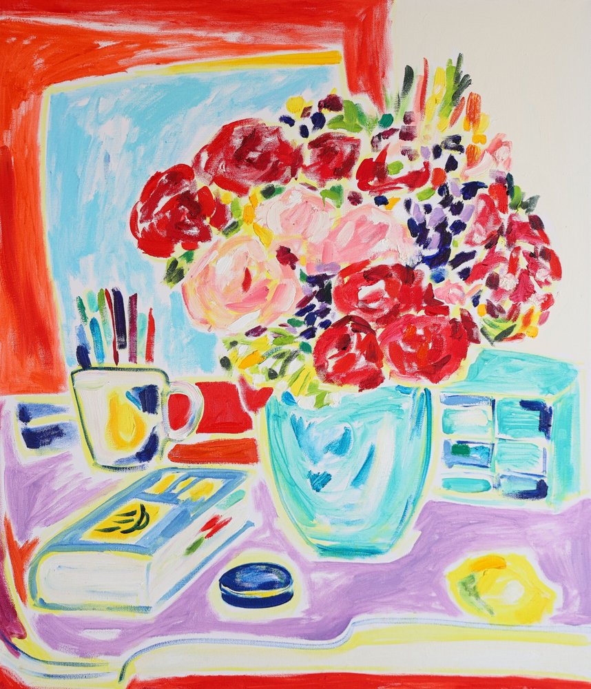 Lebendiges Blumenarrangement von Tamara Jare
