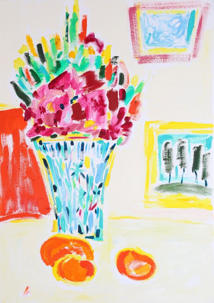 Lebendige Blumen und Früchte von Tamara Jare