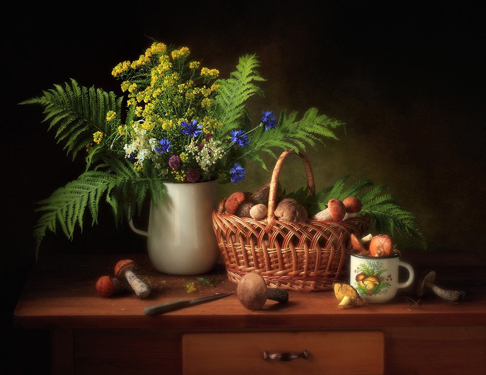 Herbstwald-Ernte von Tatyana Skorokhod