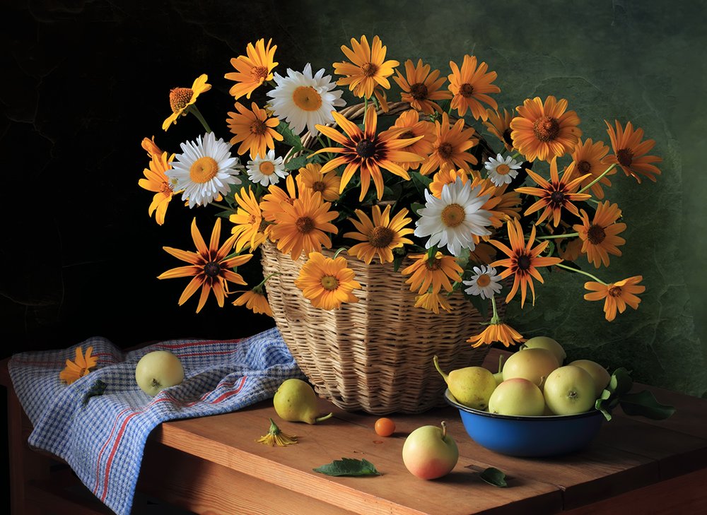 Lebendiges Herbst Stillleben von Tatyana Skorokhod