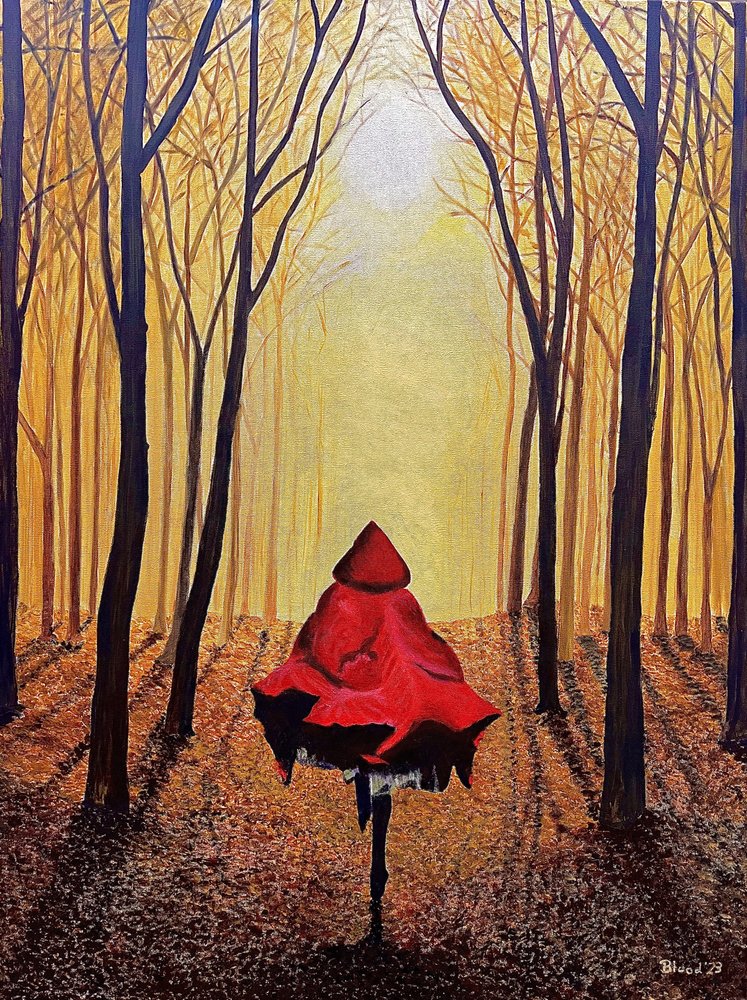 Roter Kapuzenwaldweg von Tom Blood