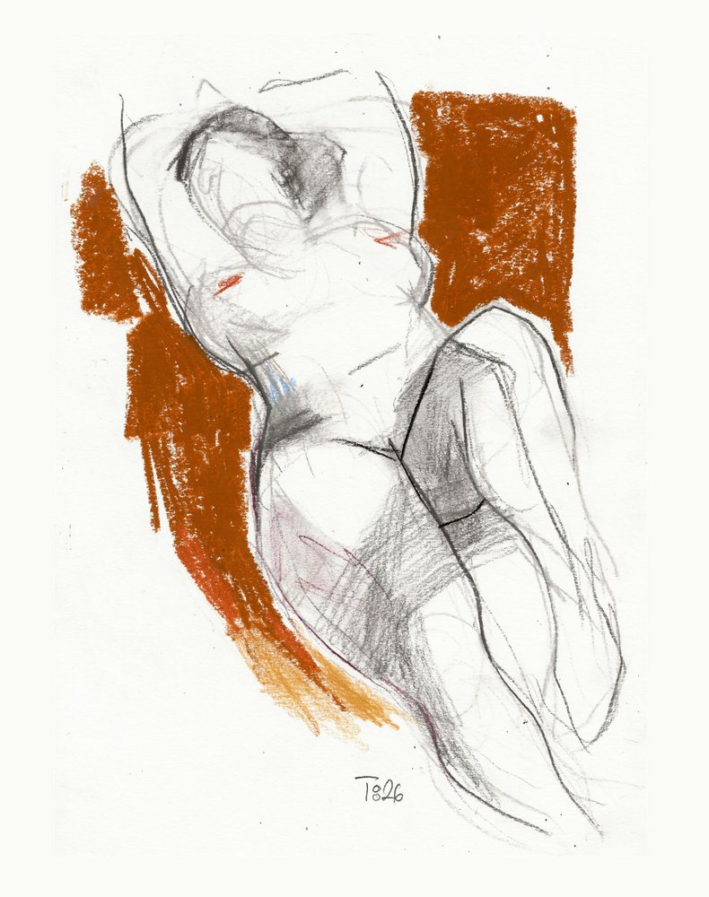 Expressive Aktstudie von Tore Bahnson