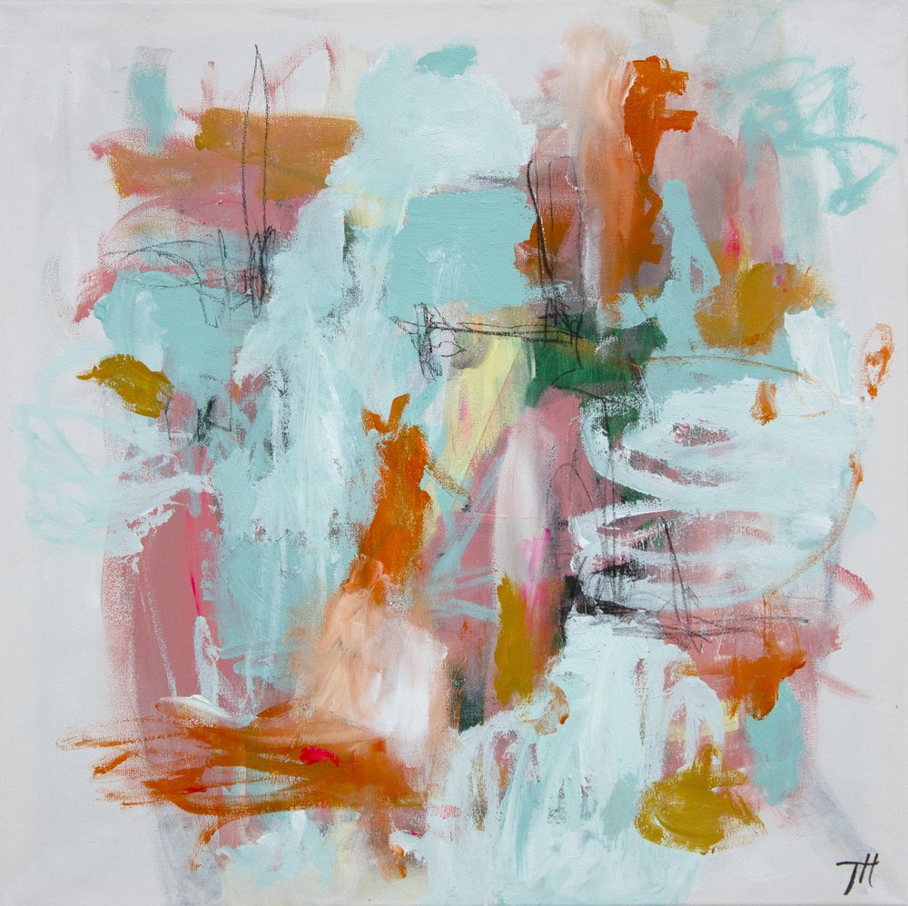 Lebendiger abstrakter Fluss von Tove Höglund