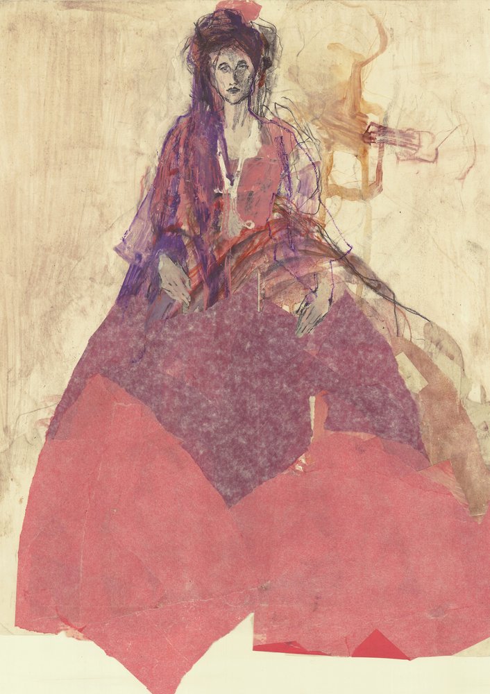 Elegante Modefigur von Ute Rathmann