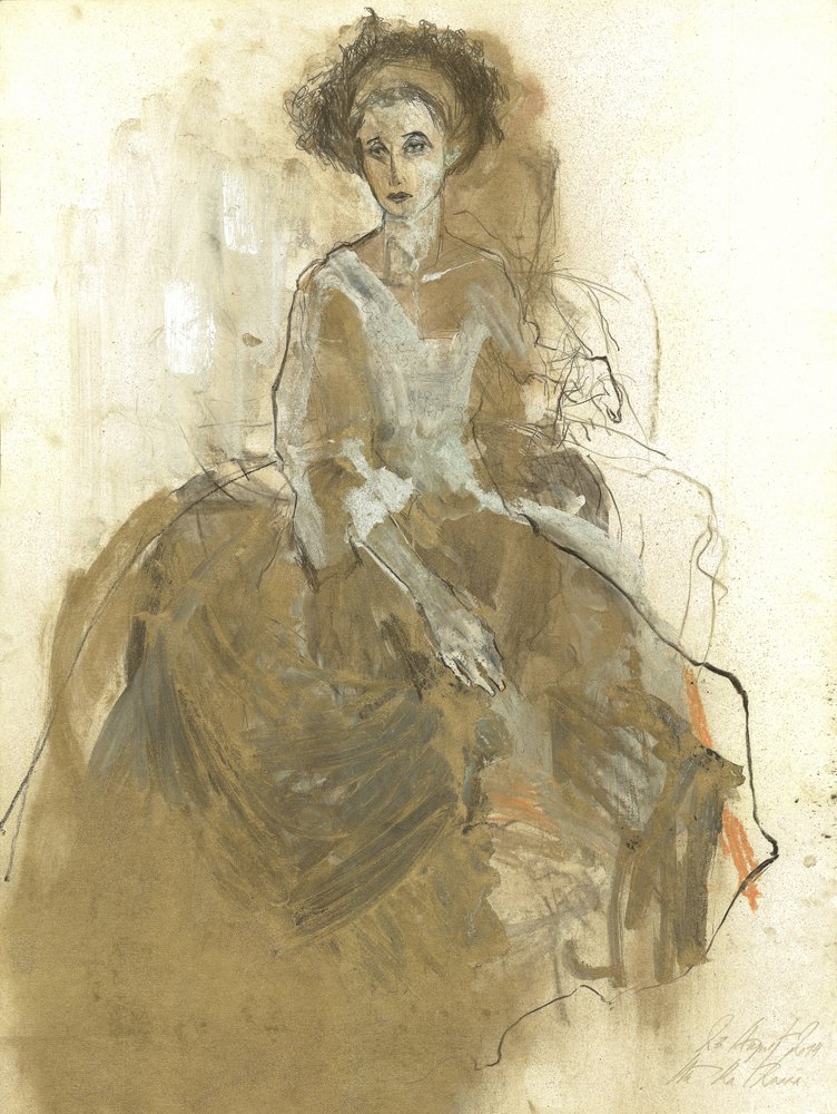 Elegantes Damenporträt von Ute Rathmann