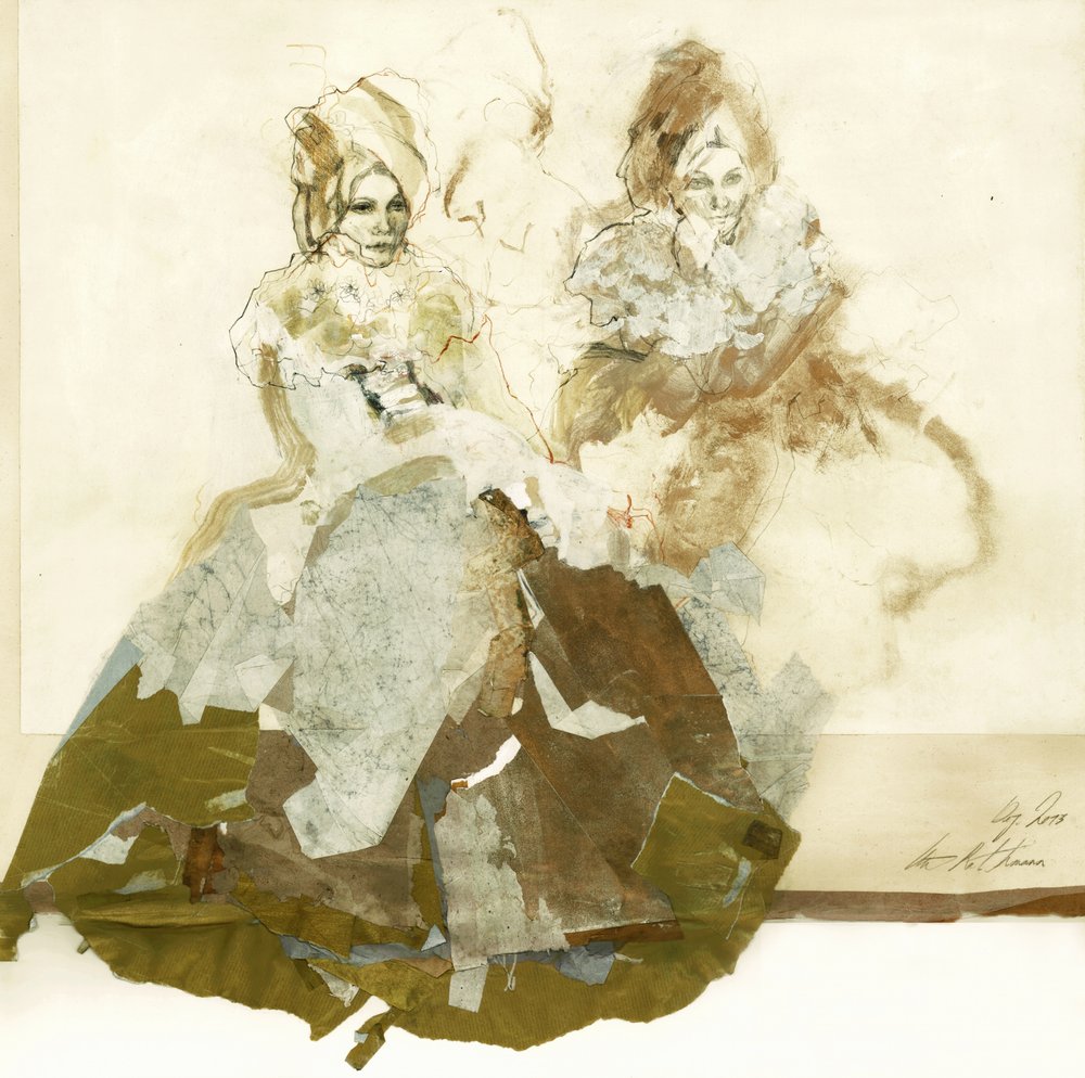 Elegante Turbanfrauen von Ute Rathmann