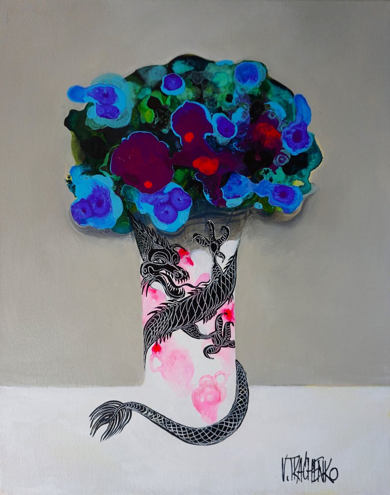 Mystische Drachenblüten von Victor Tkachenko