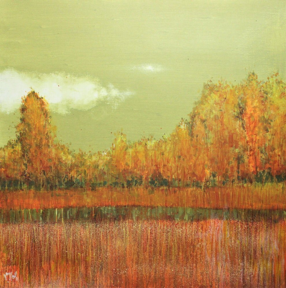 Herbstsumpf-Reflexion von Wayne Sleeth