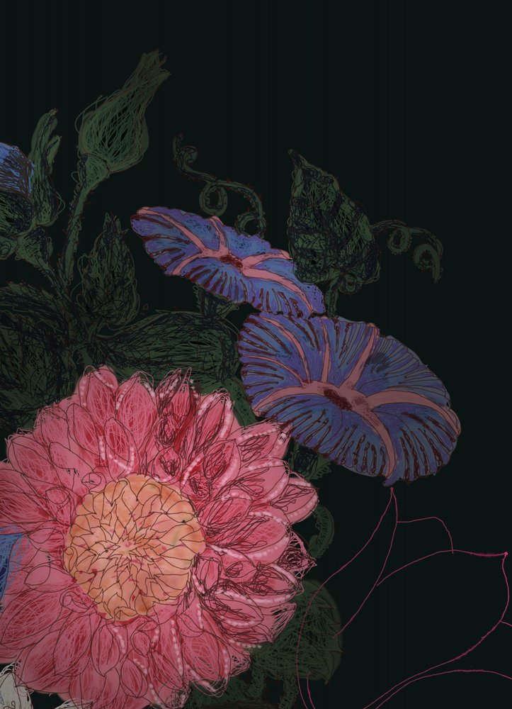 Nachtgartenblumen von XHOZUCAN