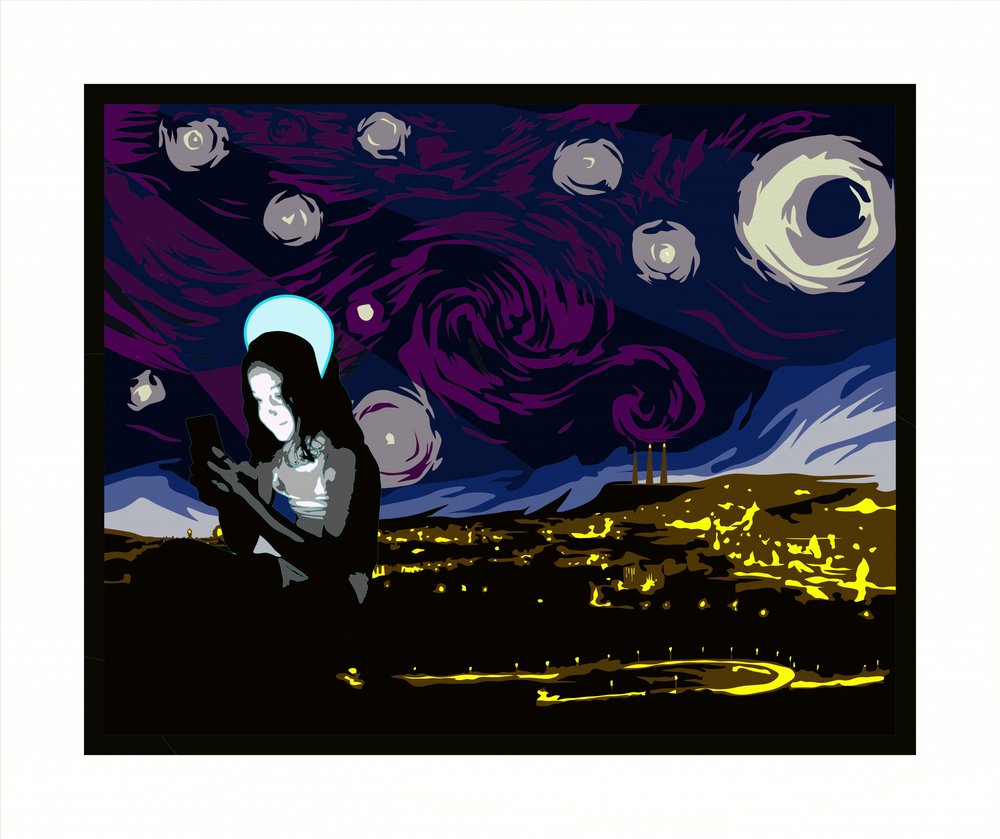 Digitale Sternennacht von andrea de ranieri