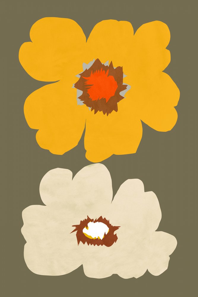 Abstrakte Blumenblüten von cartissi