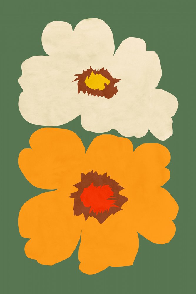 Abstrakte Blumenblüten von cartissi