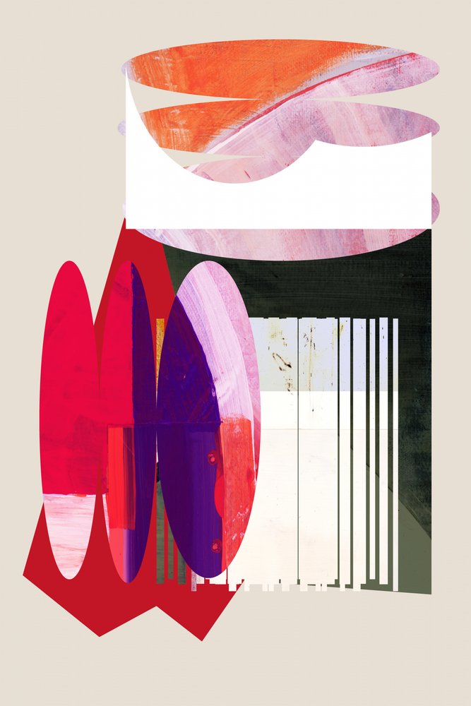 Abstrakte Geometrische Collage von cartissi