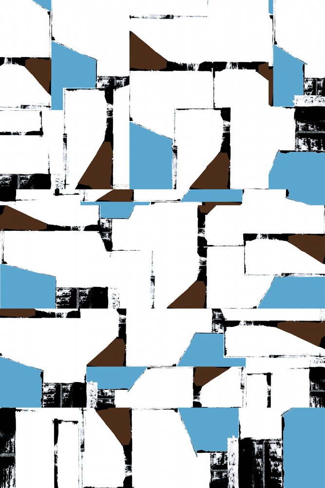 Abstrakte Geometrische Collage von cartissi