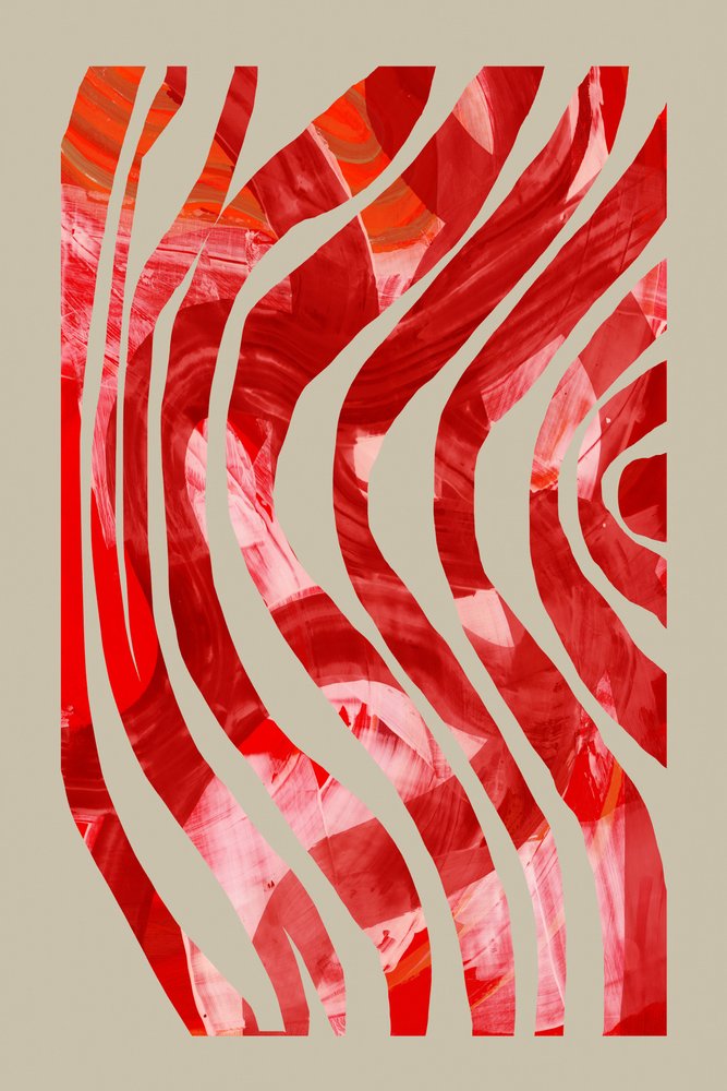 Abstrakter Roter Fluss von cartissi