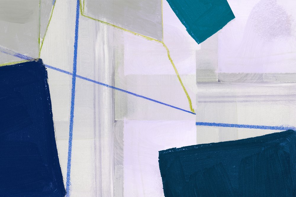 Eckige Blaue Formen von cartissi