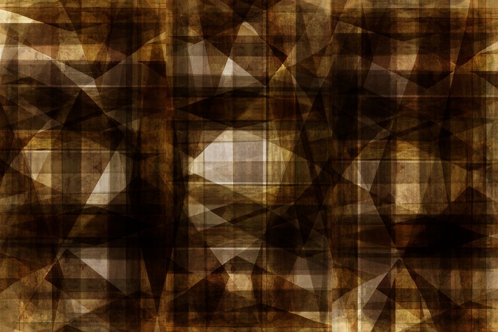 Braune texturierte Geometrie von cartissi