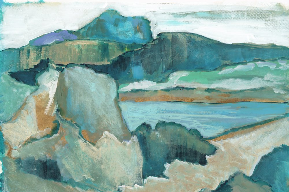 Küstenabstrakte Landschaft von cartissi