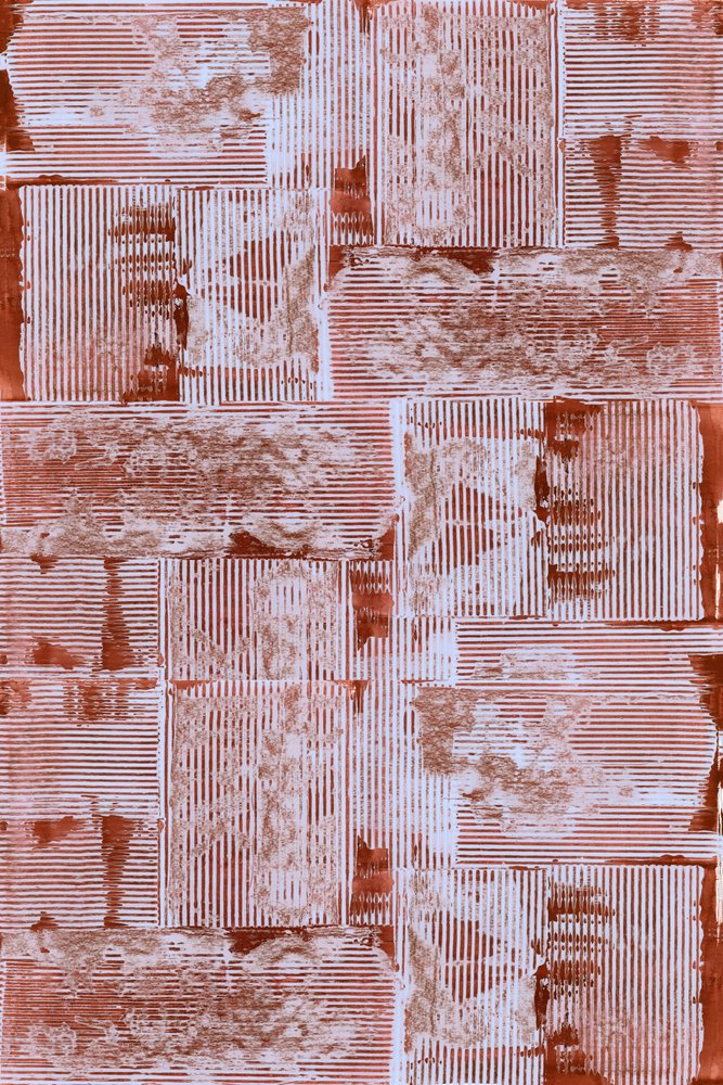 Verwittertes geometrisches Patchwork von cartissi