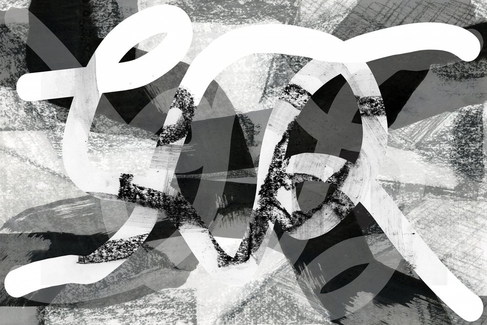 Dynamische Monochrome Abstraktion von cartissi