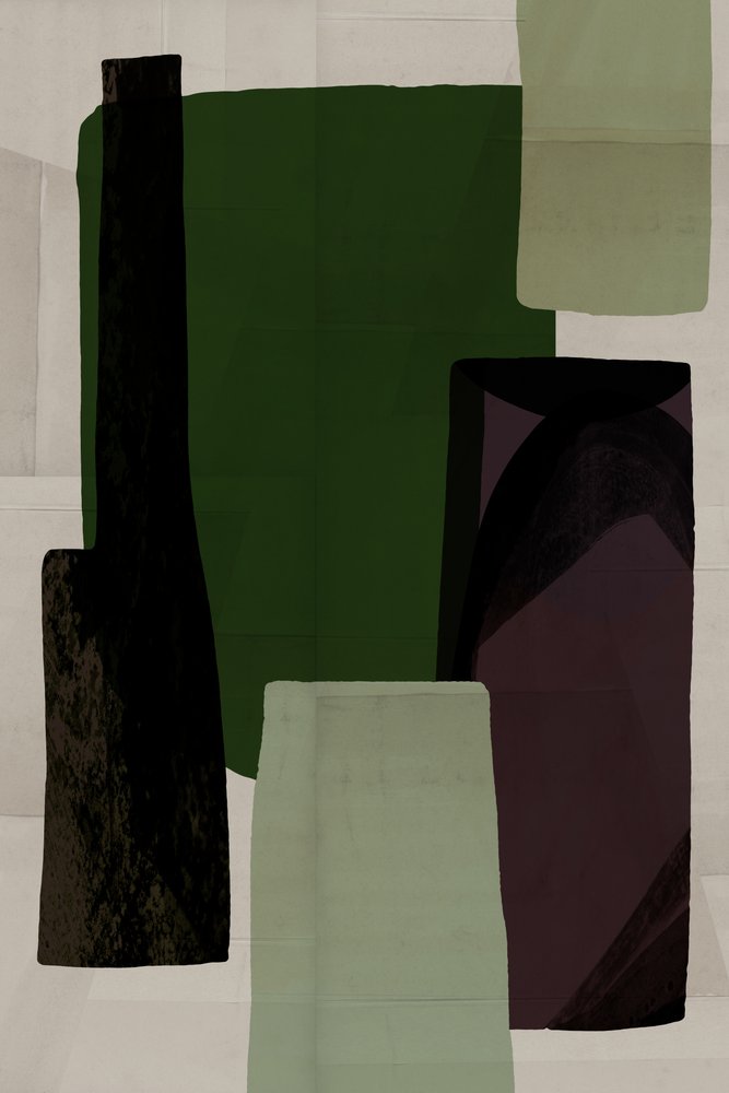 Geometrische Farbblöcke von cartissi