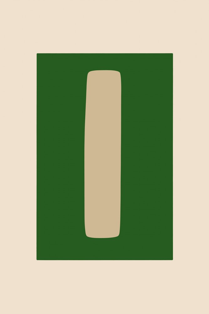 Minimalistische Grüne Form von cartissi
