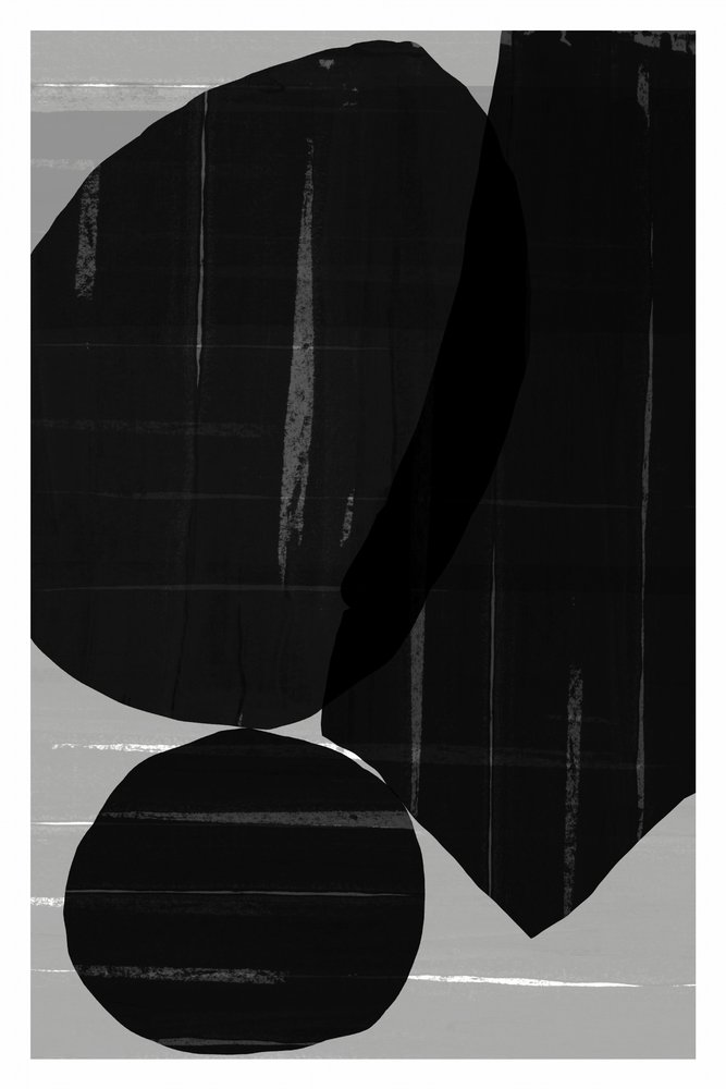 Moderne schwarze Balance von cartissi
