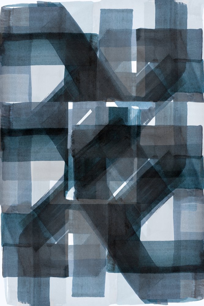 Moderne blaue Schichten von cartissi