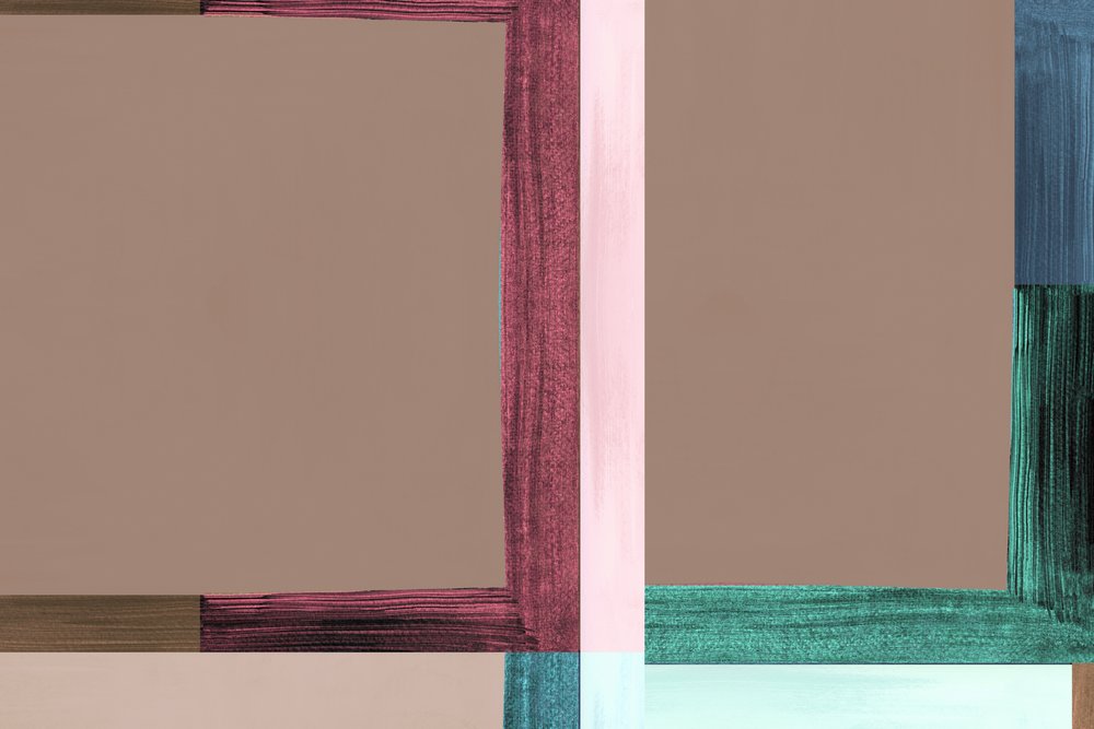 Moderne geometrische Pinselstriche von cartissi