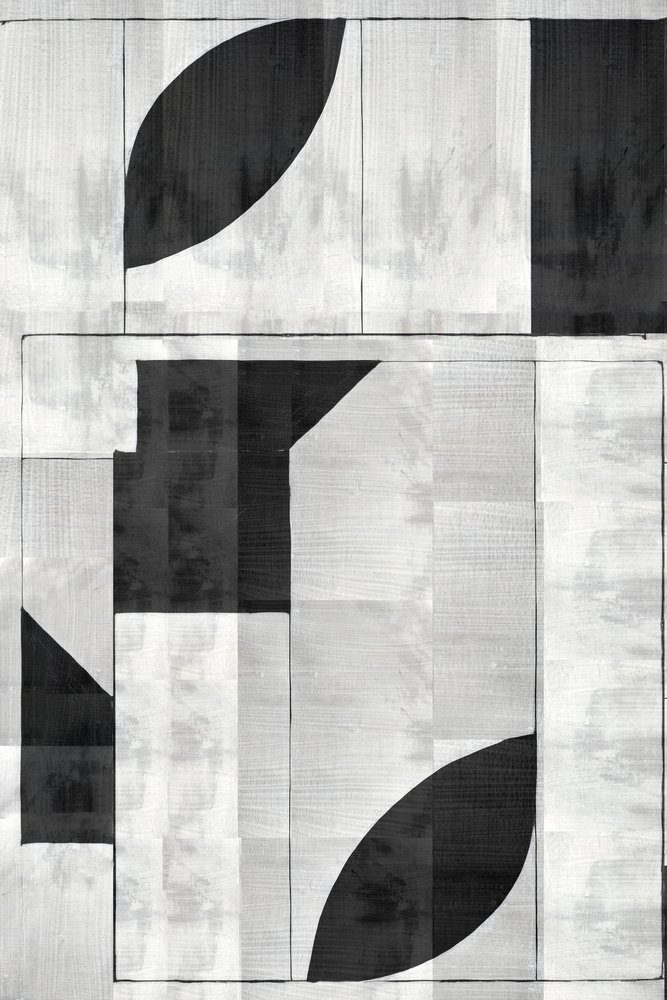 Moderne geometrische Monochromie von cartissi