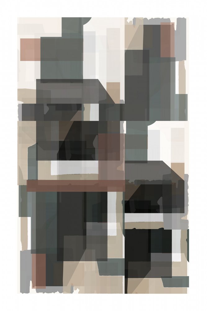 Gedämpfte Geometrische Schichten von cartissi