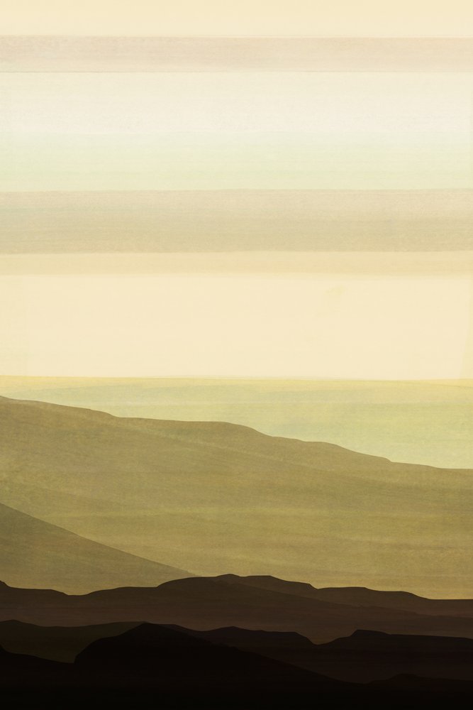Serene geschichtete Landschaft von cartissi