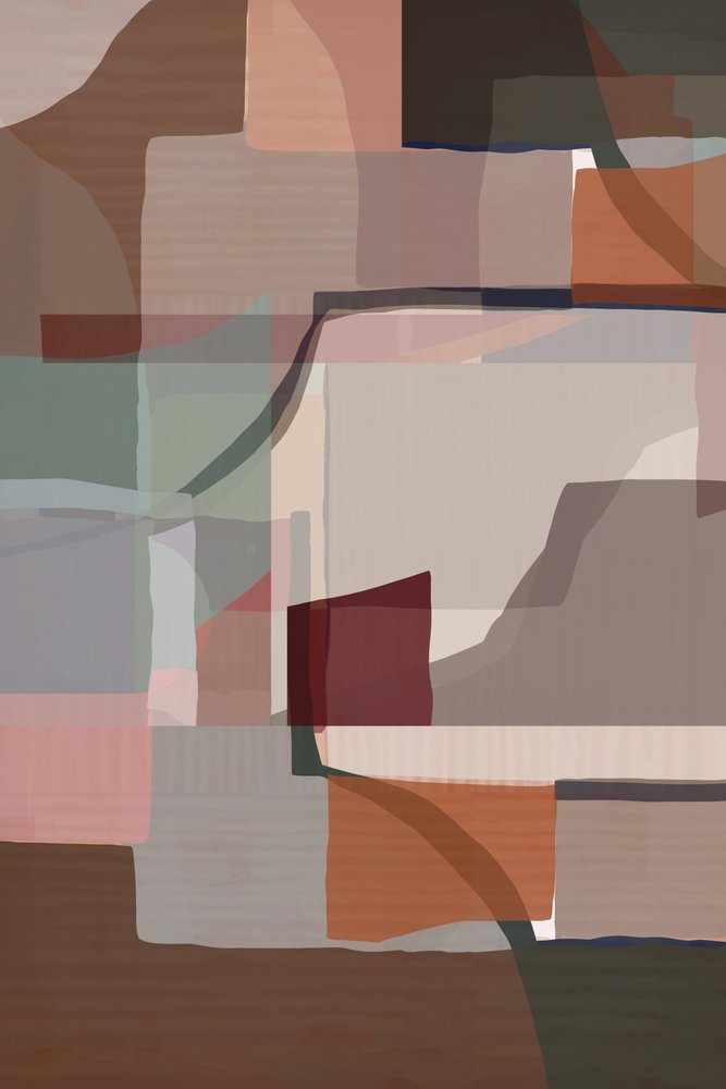 Weiche Geometrische Schichten von cartissi