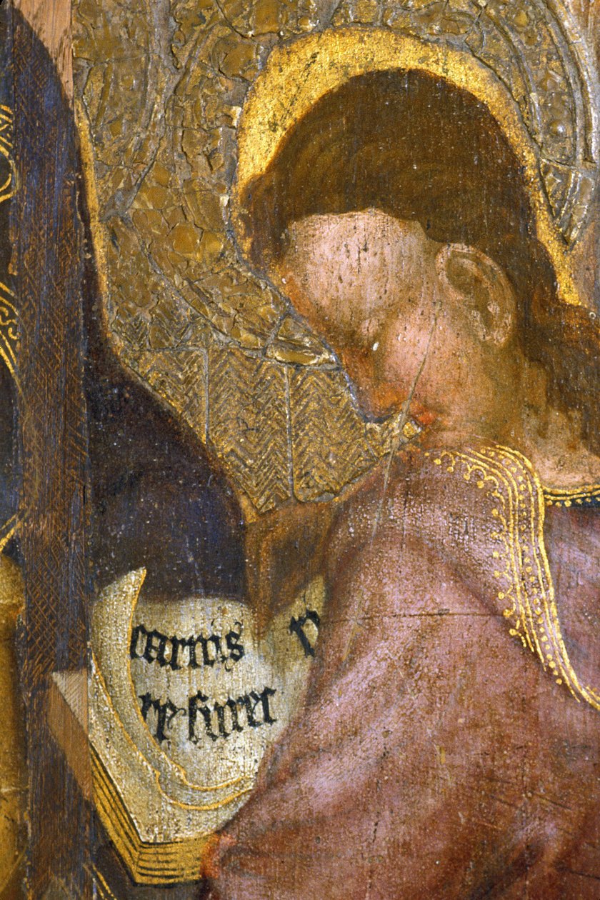 Picardie 080 - Laon - Museum - „Die Apostel“ (Detail) - Meister der Stunden von Rohan - Ölmalerei auf Eiche aus dem 15. Jahrhundert von Unknown