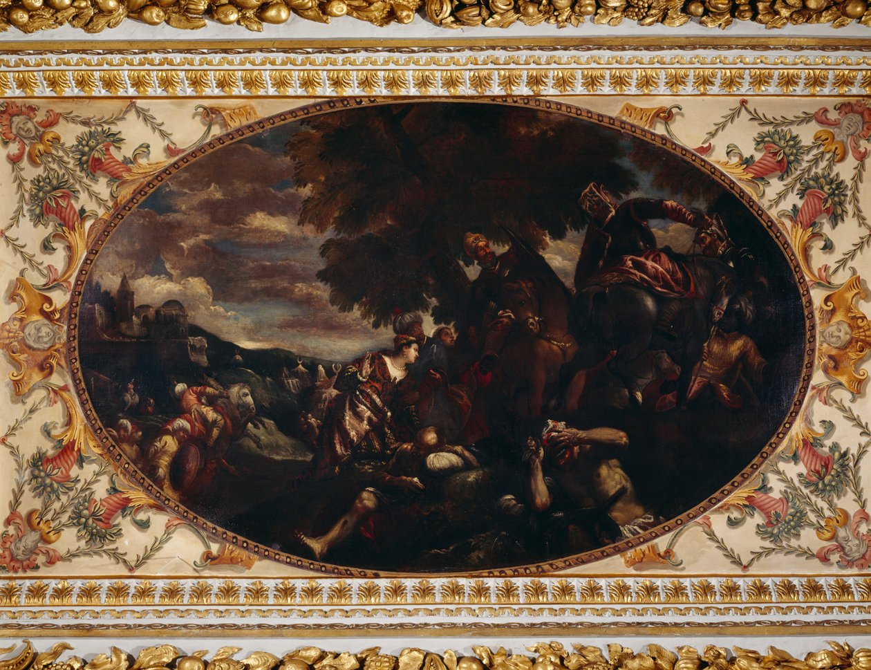 Verteidigung von Scutari, Galerie-Decke, Chiswick House, London von (1528 88) (after) Veronese