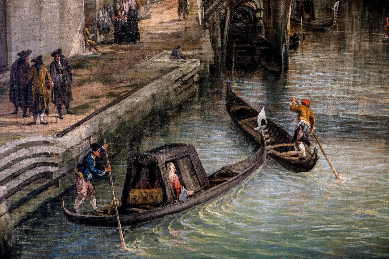 Il rio dei Mendicanti, um 1723 von (1697-1768) Canaletto