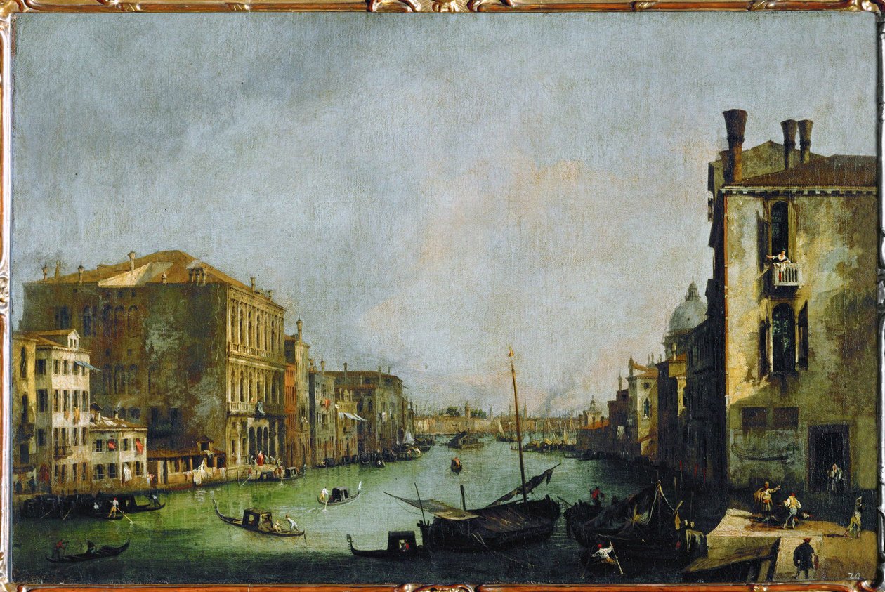 Der Canal Grande in Venedig von (1697-1768) Canaletto