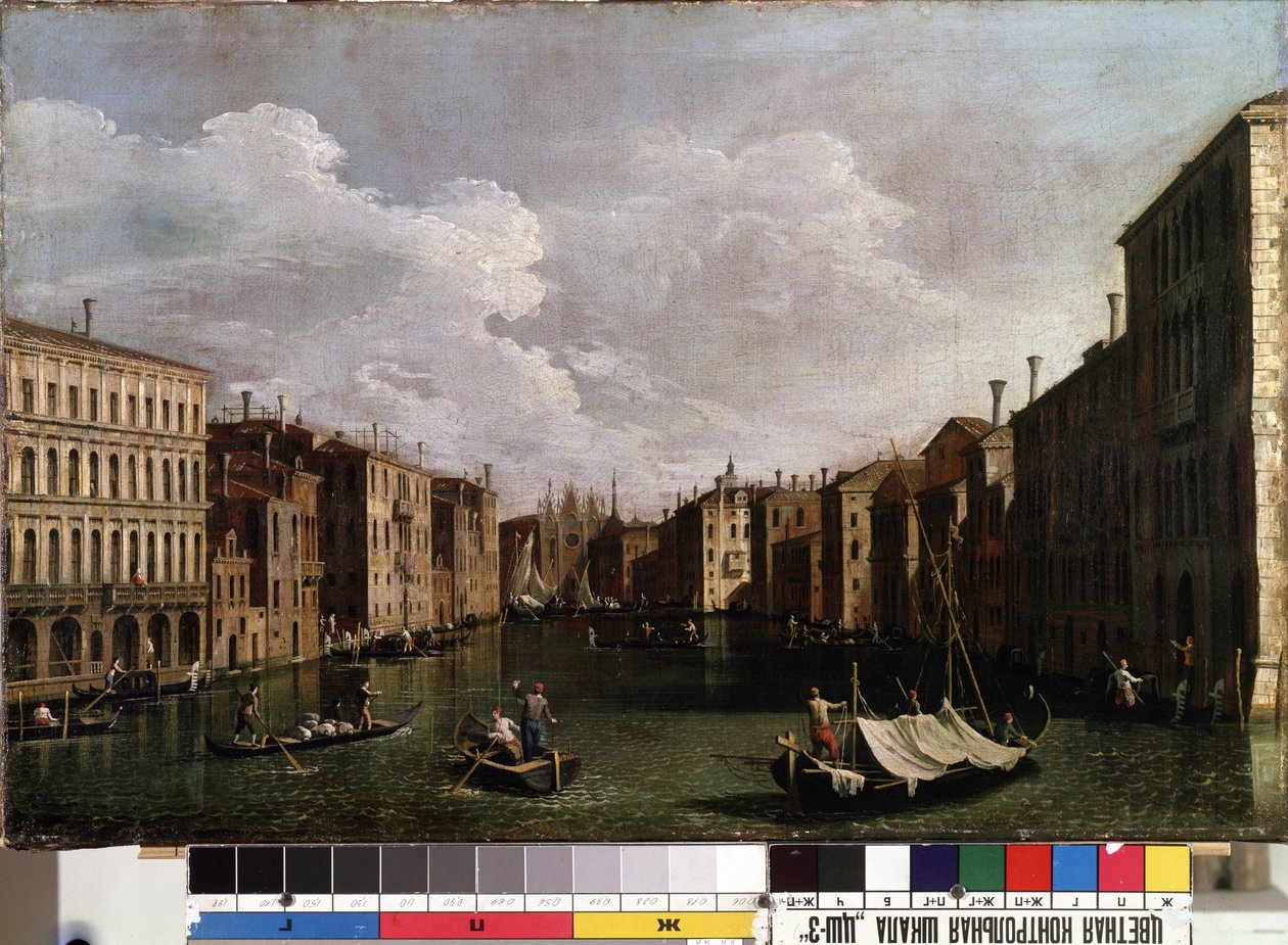 Blick auf den Canal Grande in Venedig von Canaletto
