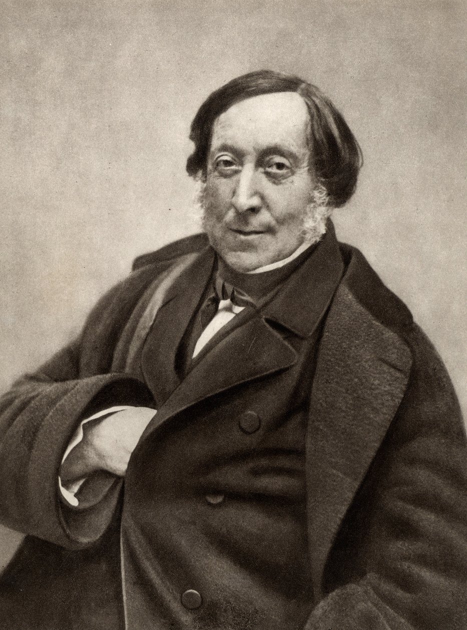 Gioachino (Antonio) Rossini (1792-1868) italienischer Komponist. Nach einem Foto von Nadar, Pseudonym von Gaspard-Felix Tournachon (1820-1910) von (1820 1910) Nadar